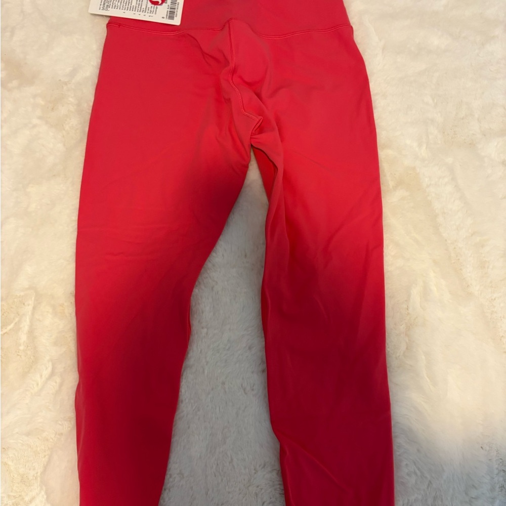 Lululemon align high-rise pink glaze cropped leggings size 8 NWT - Picture 7 of 8